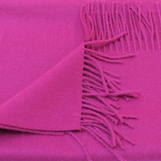 Raspberry alpaca scarf